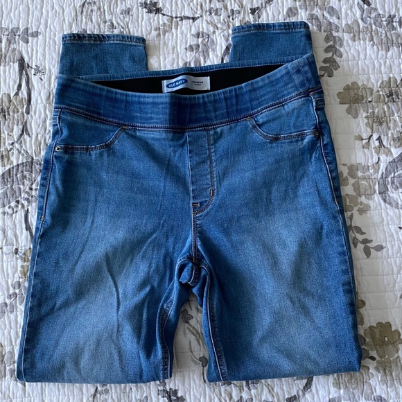 Old Navy Rockstar Jeggings Med Wash Blue • 8 - Picture 3 of 6